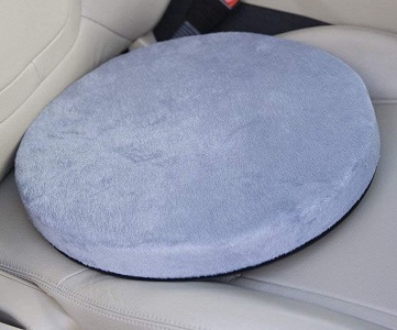 Fleece Cover Disability Seat Aid Swivel Car Pad Mobility Car Seat Cushion 360° Rotating Wool Cushion Pukkr Padded Comfort Cushion 